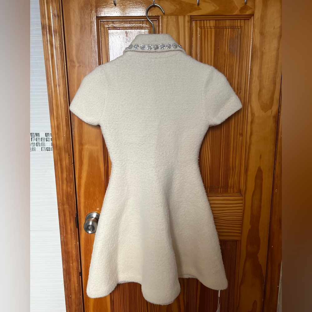 Self-Portrait Cream Soft-Knit Mini Dress – NWT, Size S - Picture 3 of 6